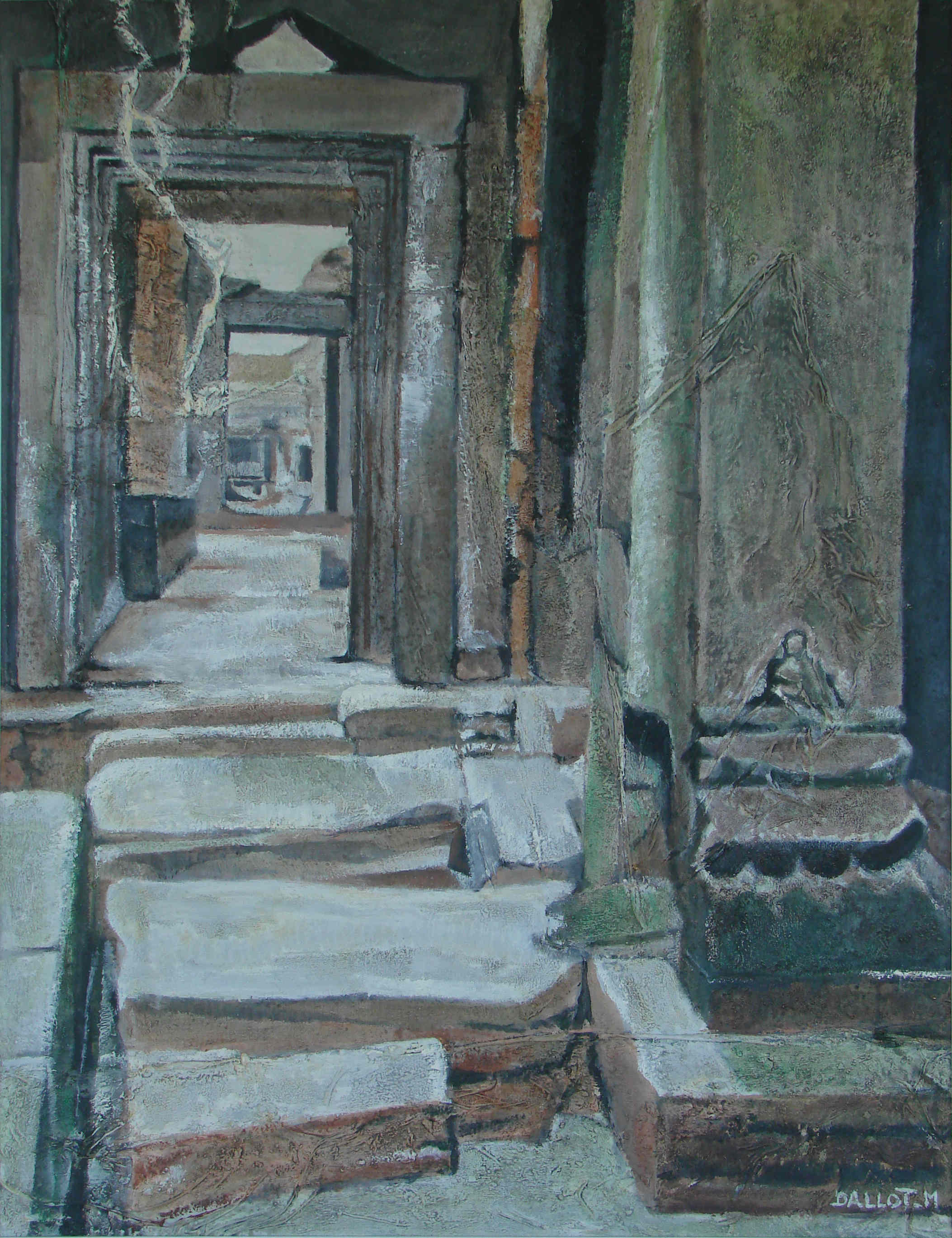 Angkor temple n3, Madeleine Dallot